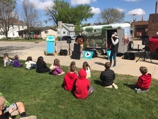 All of our second graders had a great time learning about how to protect water sources and how to conserve water. Water Rocks, from Iowa State University, came on Friday to present their program and had everyone singing, dancing and playing a game. 