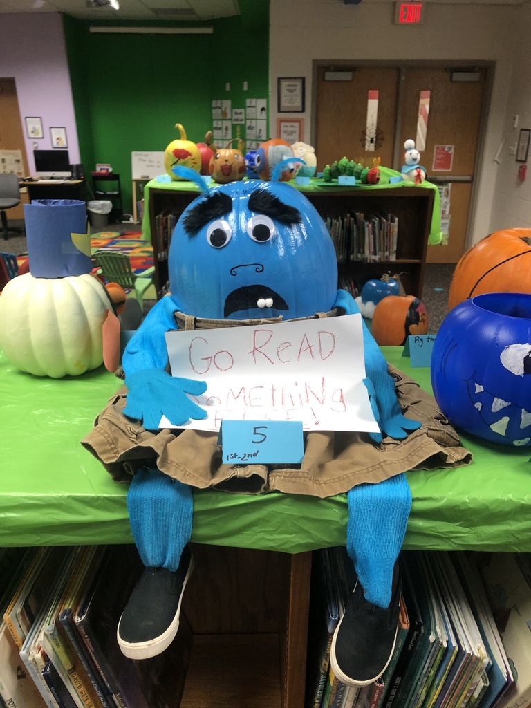 One more day to get pumpkin book characters into the elementary library! Here is the link for the form: https://docs.google.com/.../1wdO1B0J7Rv5ha3YELK4J.../edit...  Check out some of these awesome ones already brought in! 