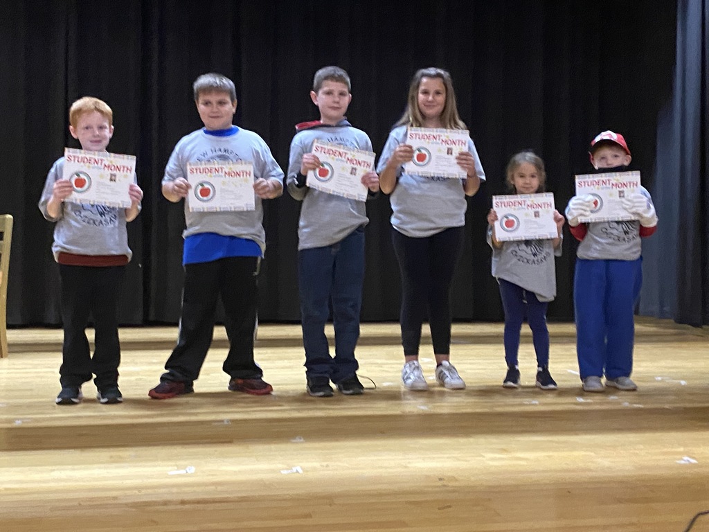 Congratulations to our October TRIBE students of the month: Ace Boehmer, Jericho  Scott, Alex Orthaus, Ace Boehmer, Sloan Dungey, and Corbin Schwickerath
