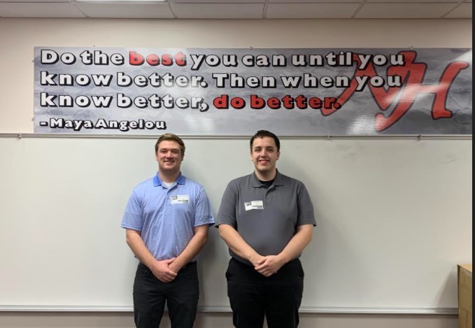 We welcome Landon Buckridge and Ethan Beck as student teachers in our 6th grade classrooms.  Landon will be working with Ms. Snyder and Ethan will be working with Ms. Sinnwell .  Landon and Ethan come to us from Wartburg College.