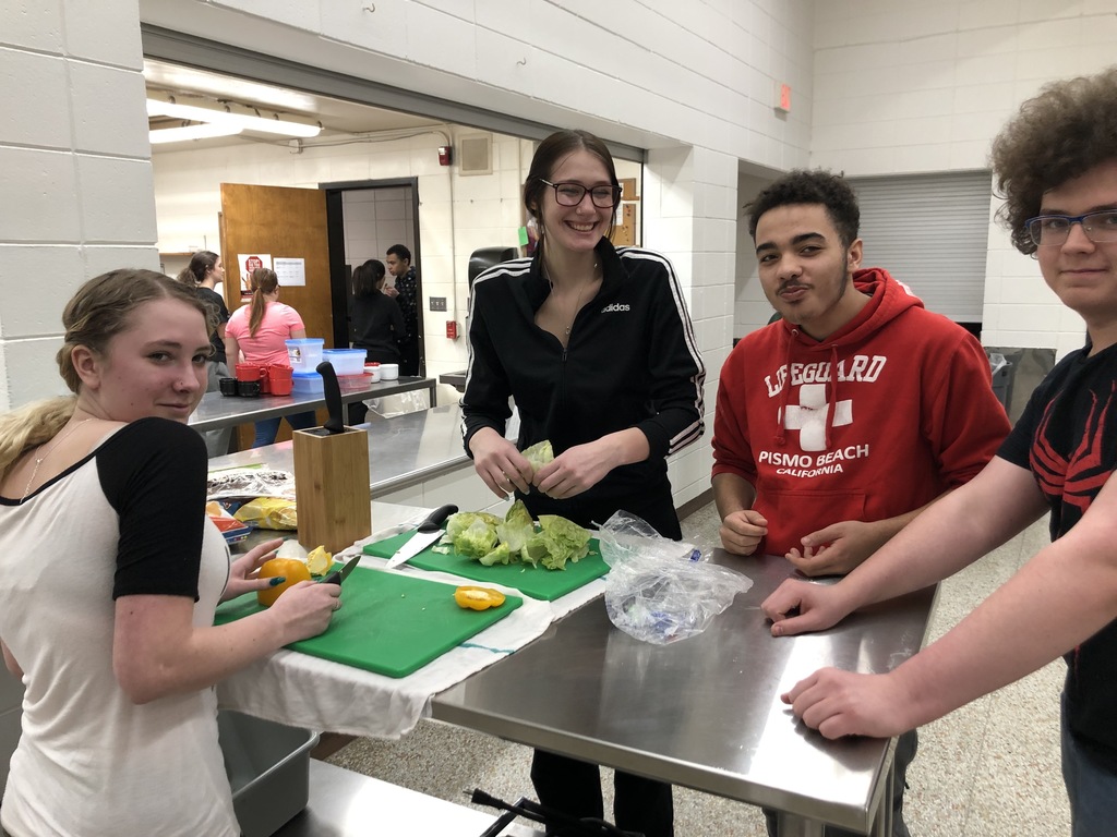 Advanced Foods Class has been learning about different kinds of sandwiches and the origins from around the world. The pictures are from their Sandwich Lab. The students learn on commercial equipment; which will help them transition into the workforce. 
