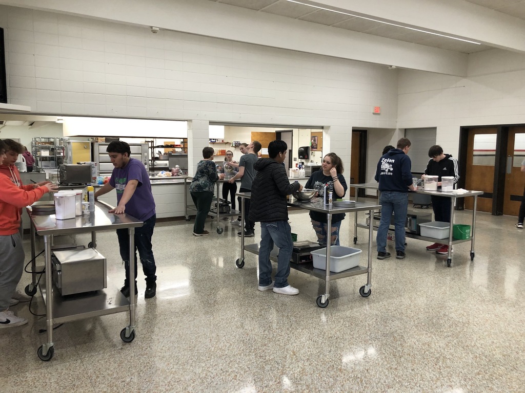 Foods I Class was asked to make a cake...without using a recipe! The students chose their ingredients, guessed on their measurements, and baked until golden brown. They learned that step by step directions, ingredient list, measurements, time, and temperature would aid them greatly in making a cake! All parts of a recipe.