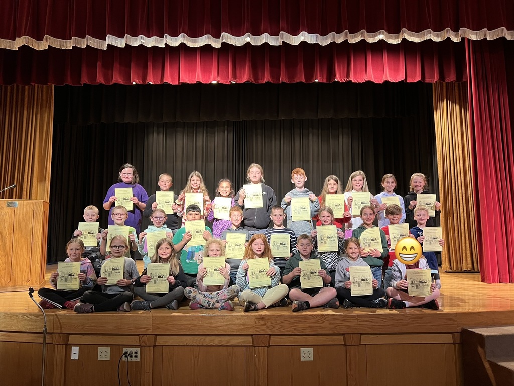 4th graders finished off the year with their Quarter 4 awards! These students were celebrated for their academic success in Q4. They were also recognized for following the TRIBE expectations and for Bringing Up their Grades with the B.U.G. Award. Congrats 4th graders! 