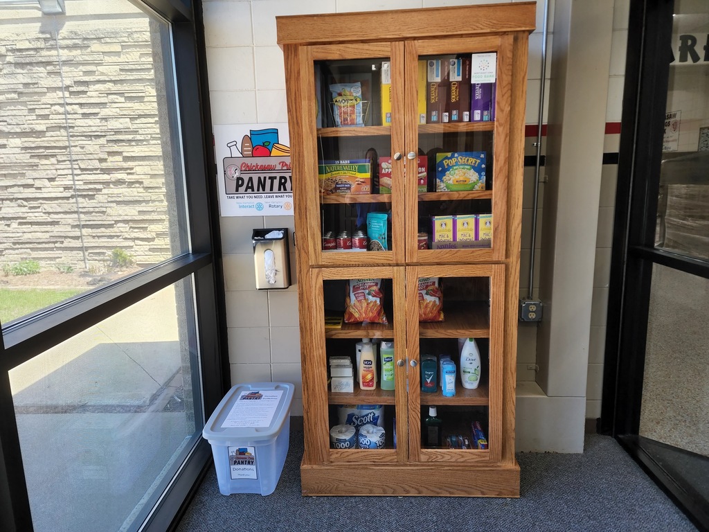 The #ChickasawPridePantry is officially open! If you are in need of food items and/or personal care items, stop by and see if we have what you need. The pantry is located between the front doors of the high school. It will be accessable 24 hours, 7 days a week. Be sure to follow us on Facebook too - Chickasaw Pride Pantry.