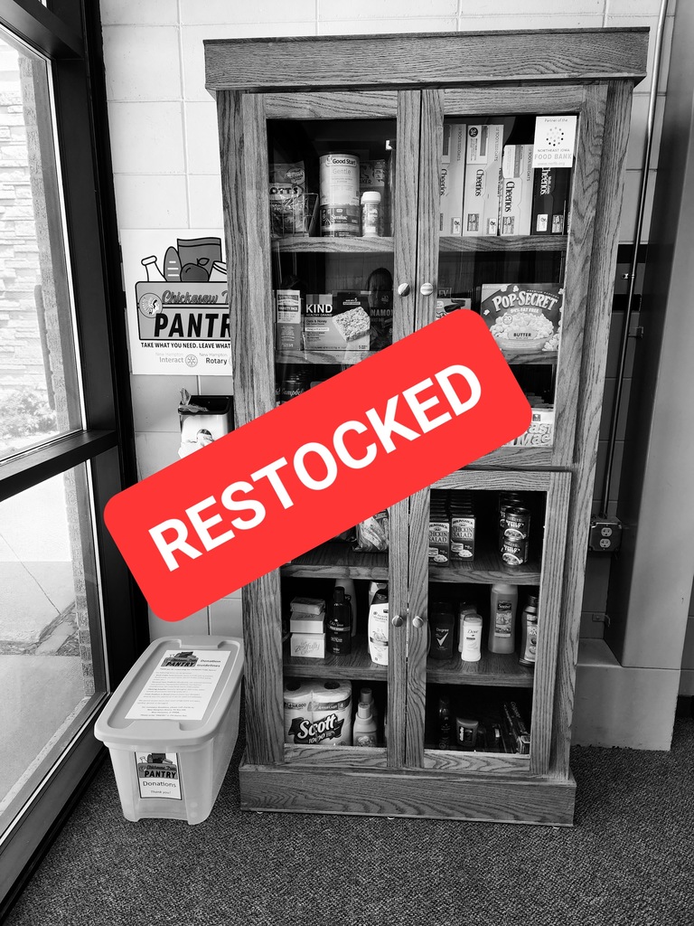The Chickasaw Pride Pantry has been restocked and is ready for your visit! There were 2 small containers of baby formula added as well.   We always welcome donations, especially monetary donations. Visit @Chickasawfoodpantry on Facebook for more information. 