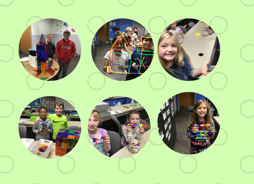 Here are some pictures from Makerspace in the elementary! 