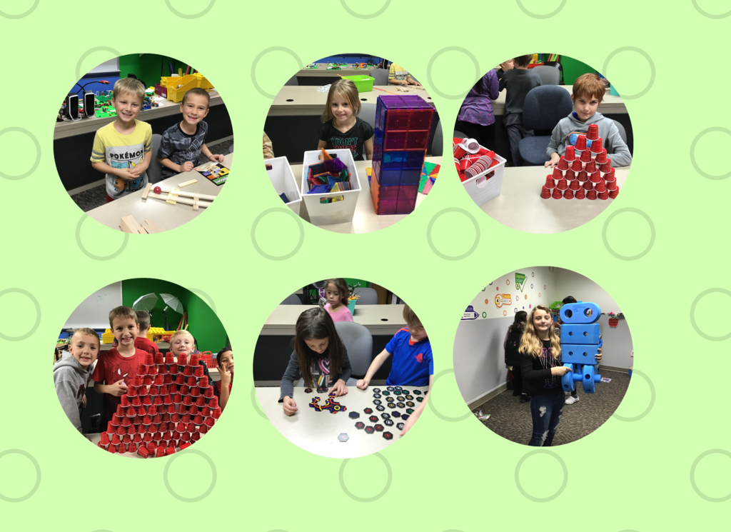 Here are some pictures from Makerspace in the elementary! 