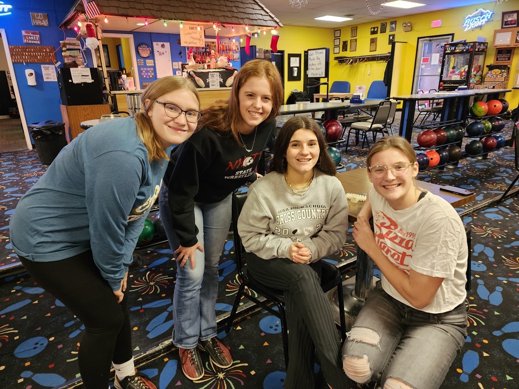 Some of the members of The Interact Club took some time together and went bowling and ate pizza. They are celebrating all they accomplished this year! Thanks to the NH Rotary for helping us celebrate!!