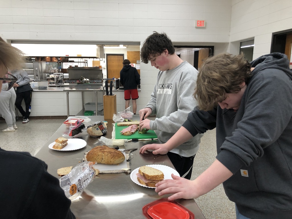 Foods I Class made paninis. Panini means "sandwich" in Italian. They chose different meats, cheese, and vegetables to go inside each one. It looks easy, but there definitely is a knack to making .