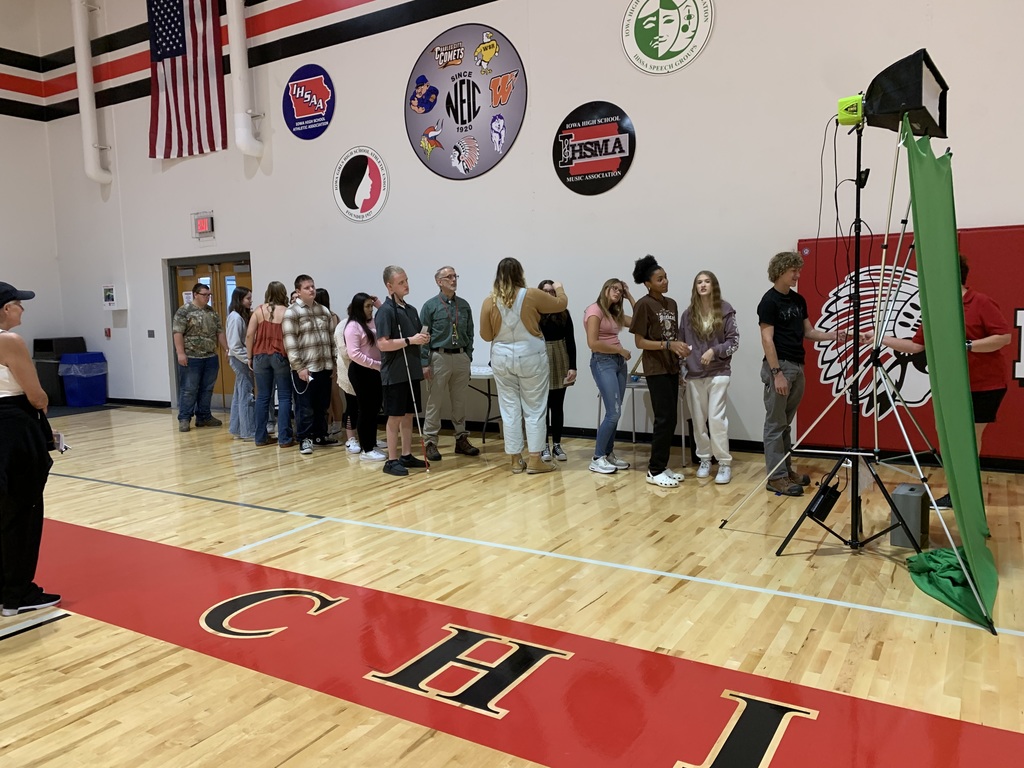 HS pictures went well today.  In the near future families will receive an email to order pictures from the company.  Anybody without an email, will be given information about how to contact to order pictures.  Picture retakes will be on October 12th for the High School!