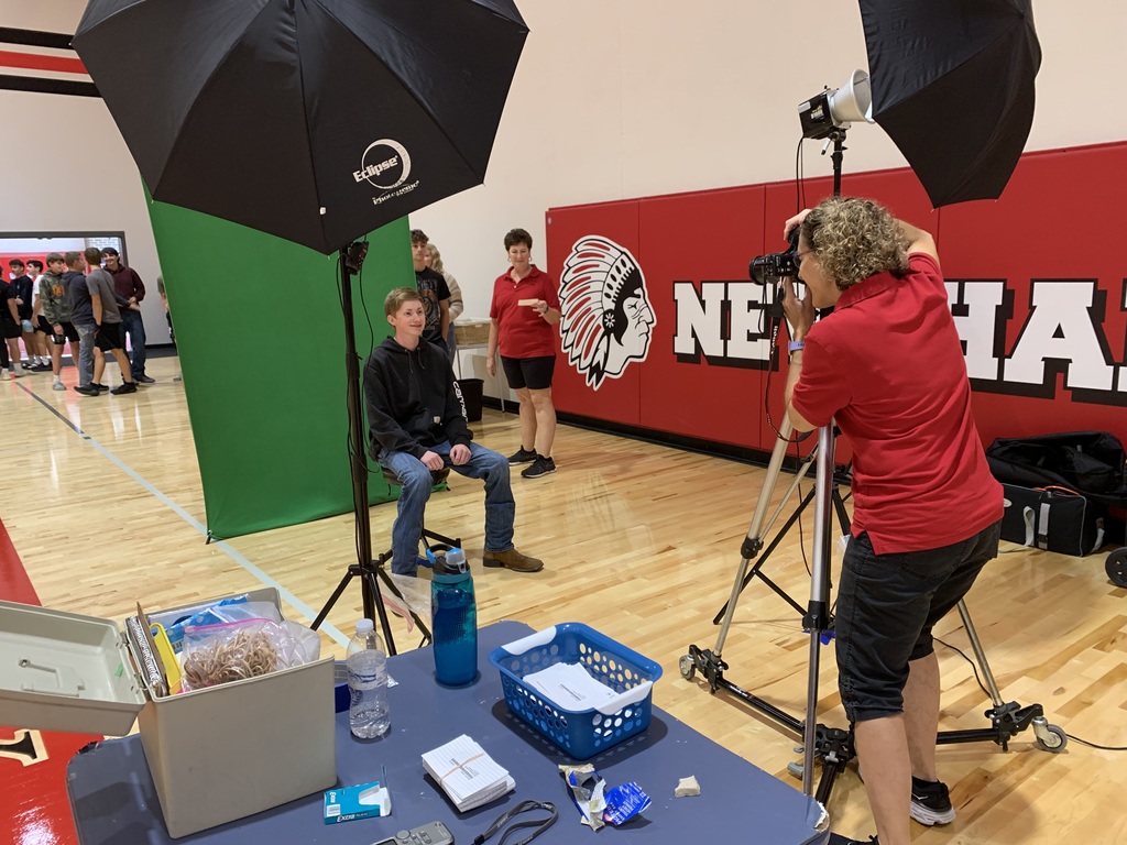 HS pictures went well today.  In the near future families will receive an email to order pictures from the company.  Anybody without an email, will be given information about how to contact to order pictures.  Picture retakes will be on October 12th for the High School!
