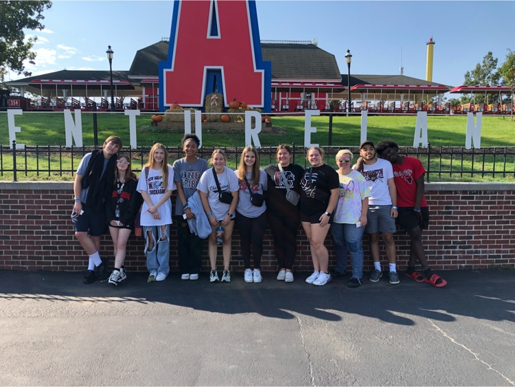 Our first FCCLA (Family, Career, & Community Leaders of America) field trip. We traveled to Adventureland for a Career Leadership Program