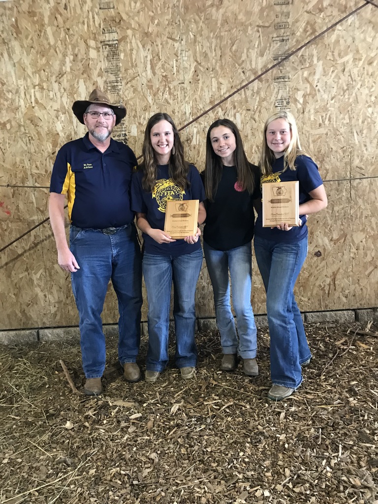2020 Iowa State FFA High School and Middle Horse Evaluation Teams